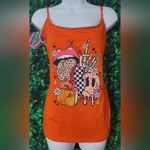Fall Theme Graphic Tank